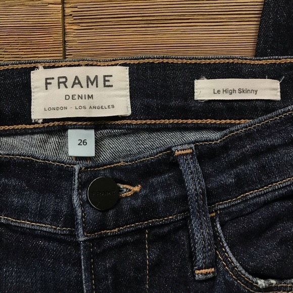 FRAME Le High Skinny Side Step Jeans - Picture 6 of 7